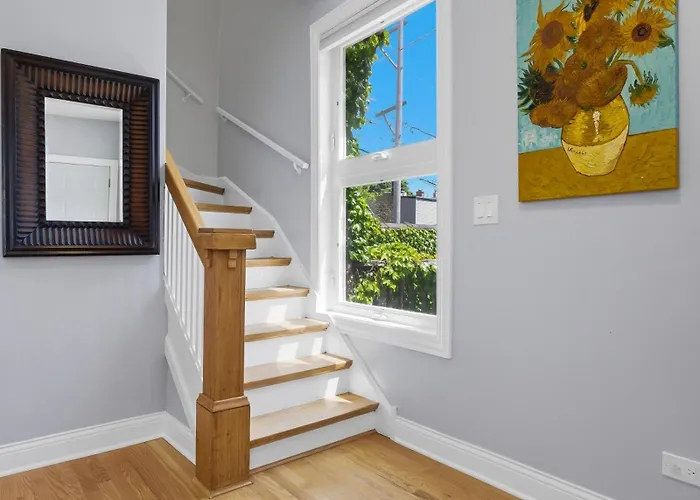 Charming Andersonville Coach House 3br 2,5ba Townhouse Ferienhaus Chicago